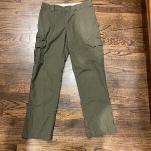 Dickies Men's Olive Green Cargo Pants